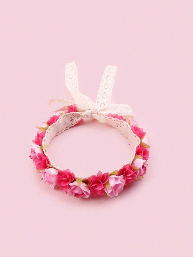 Baby Flower Headband Hot Pink