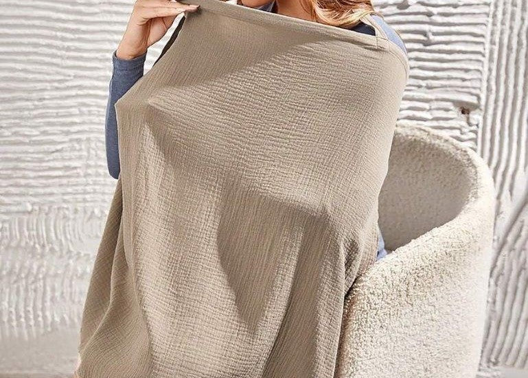 Baby Khaki Nursing Cover