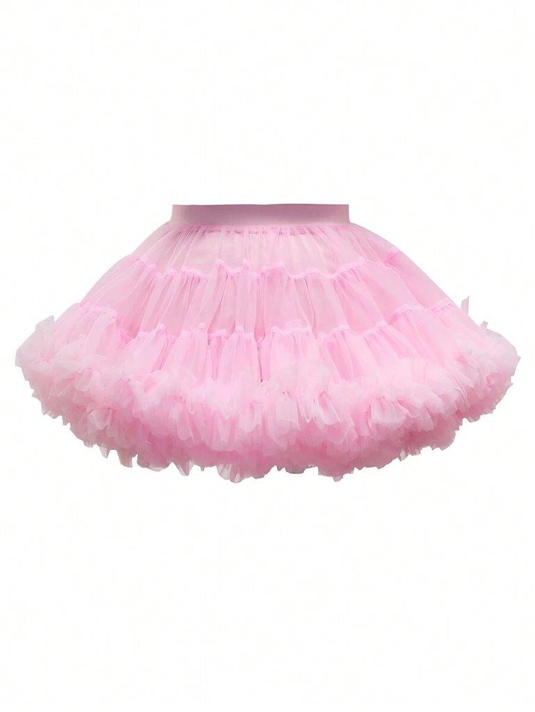 Baby Pink Party Puff Tulle Tutu Skirt