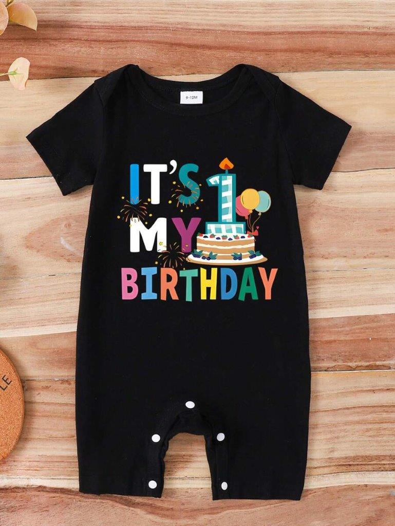 Baby Its My Birthday Romper