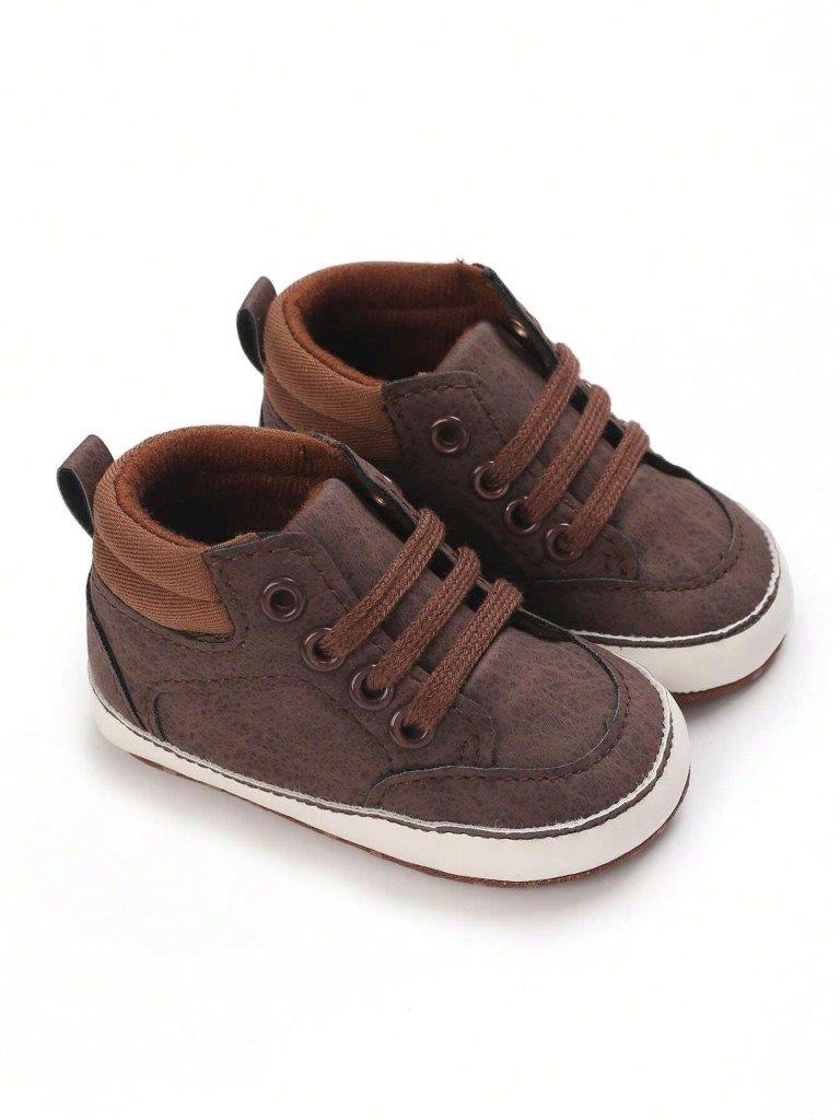 Baby Lace-Up Sneakers Brown