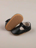Baby Black Pattern Mary Jane Flats