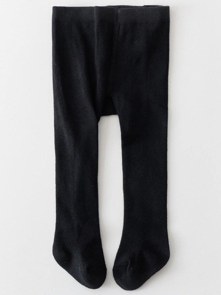 Baby Solid Tights 6-12 Months Black