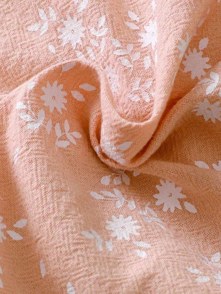 Baby Dusty Pink Floral Print Dress