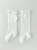 Baby Over The Knee Socks White 0-1 Years