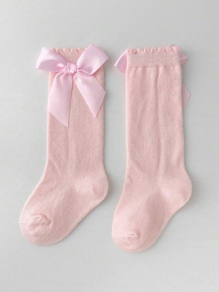 Baby Over The Knee Socks Pink 0-1 Years