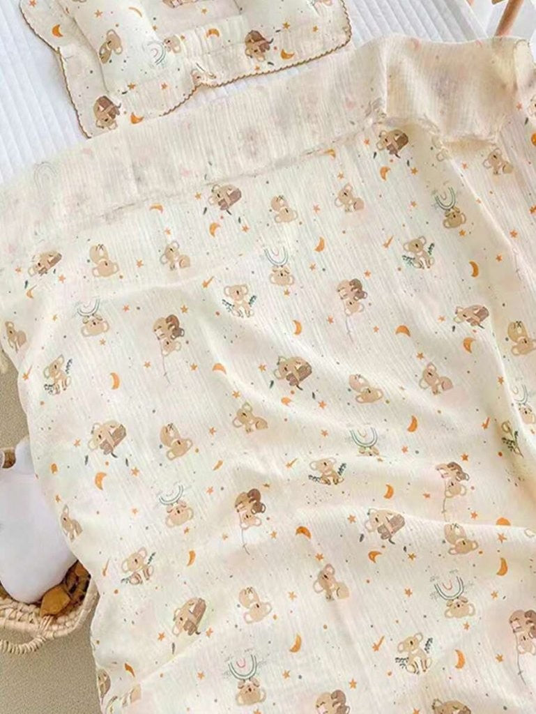 Baby Koala Pattern Muslin Blanket