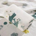 Baby Cartoon Crocodile Muslin Blanket