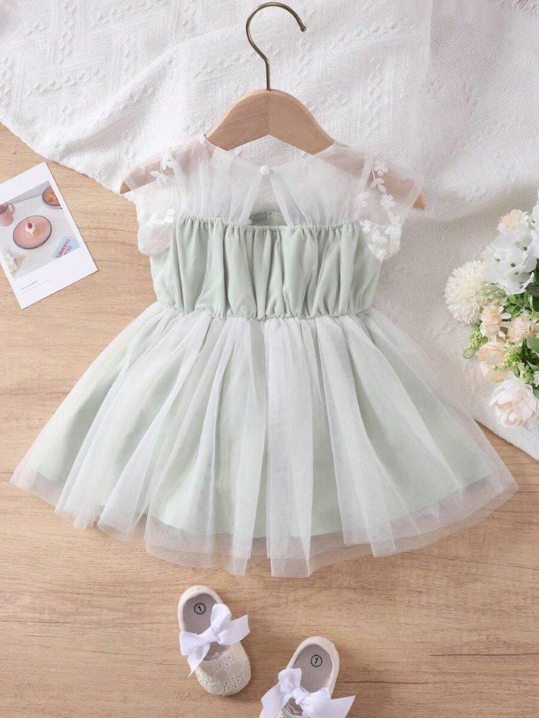 Baby Delicate Mesh Princess Dress