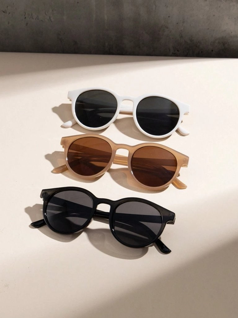 Kids Oval Shape Unisex Sunglasses Choose A Colour