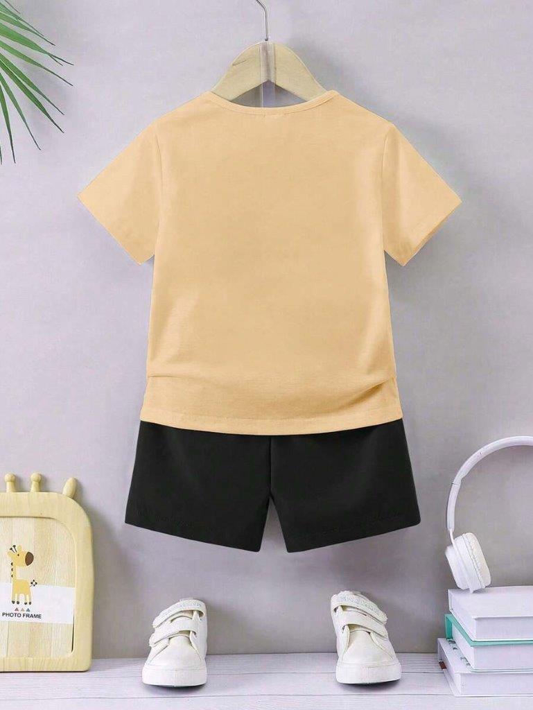 Baby Tiger Tee And Shorts Set