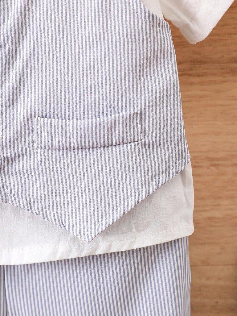 Baby 2 in 1 Stripe Bow Tie Shirt And Pants Set