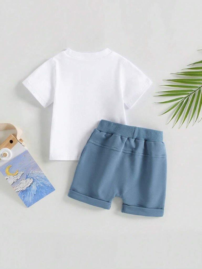 Baby Mama's Boy Tee And Shorts Set
