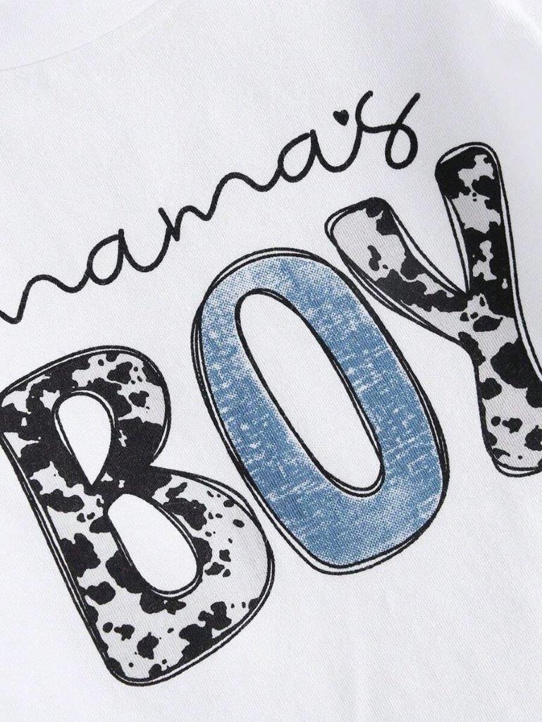 Baby Mama's Boy Tee And Shorts Set