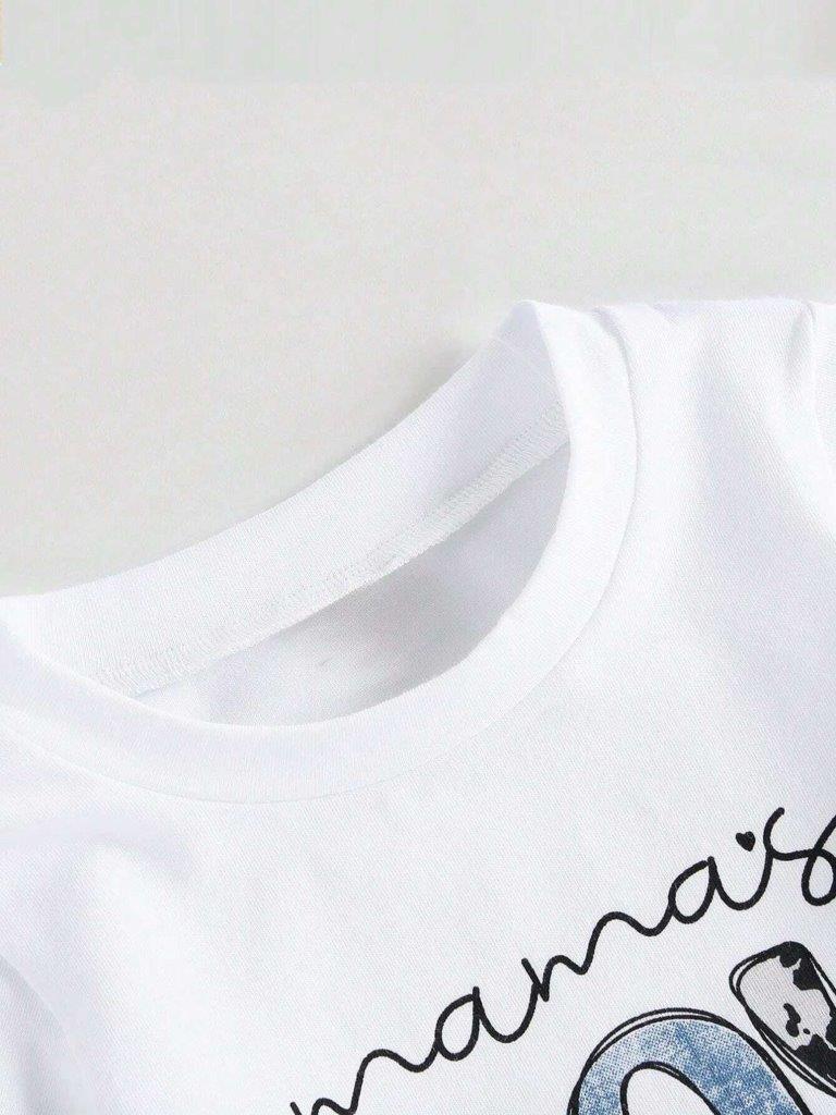 Baby Mama's Boy Tee And Shorts Set