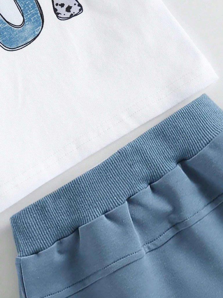 Baby Mama's Boy Tee And Shorts Set