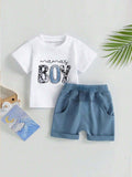 Baby Mama's Boy Tee And Shorts Set