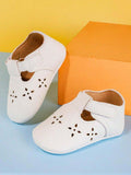 Baby White Pattern Fashion Flats