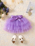 Baby Purple Tulle Skirt