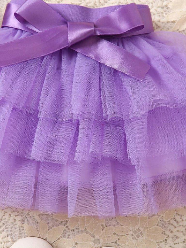 Baby Purple Tulle Skirt
