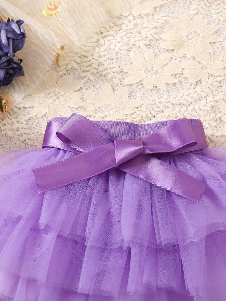 Baby Purple Tulle Skirt