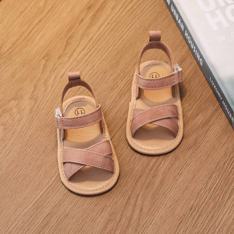 Baby Double Strap Sandals Pink