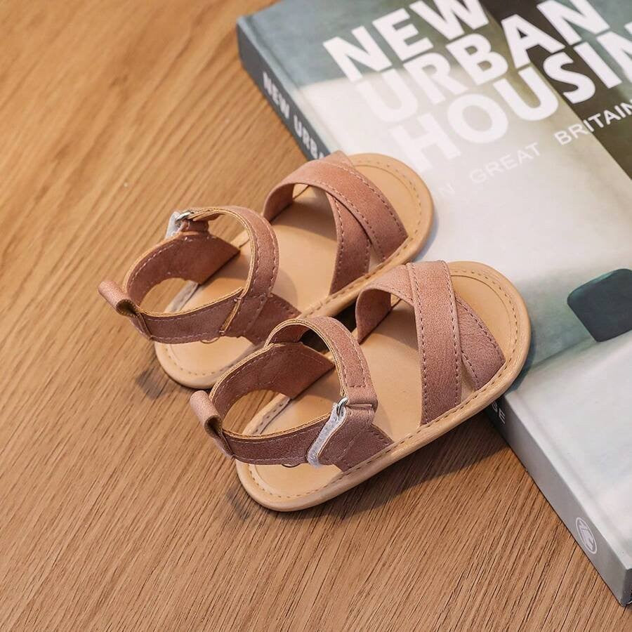 Baby Double Strap Sandals Pink