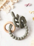 Baby Silicone Teether Army Green