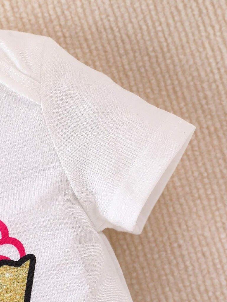 Baby One Year old Cupcake Birthday Outfit