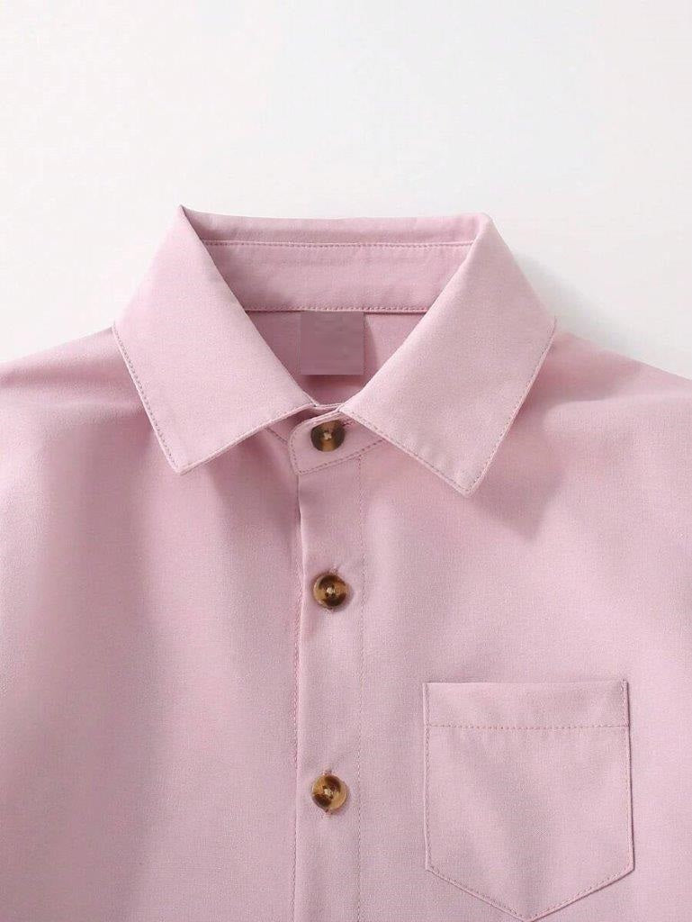 Toddler Boys 3 Piece Shirt With Pants And Belt Set