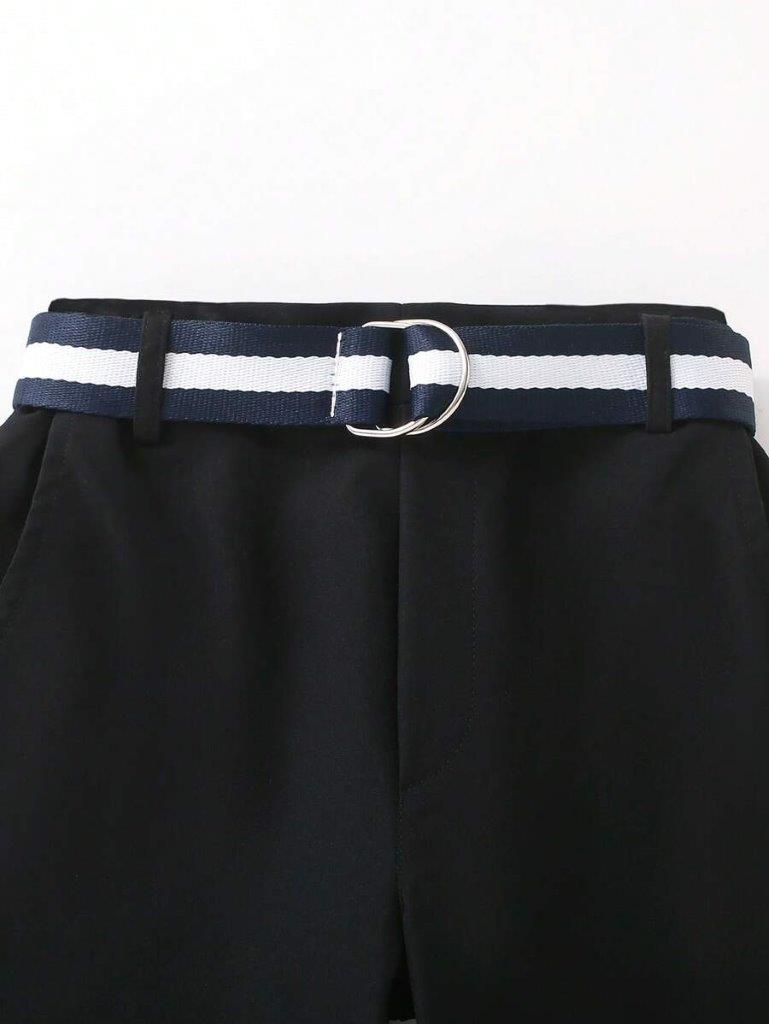 Toddler Boys 3 Piece Shirt With Pants And Belt Set