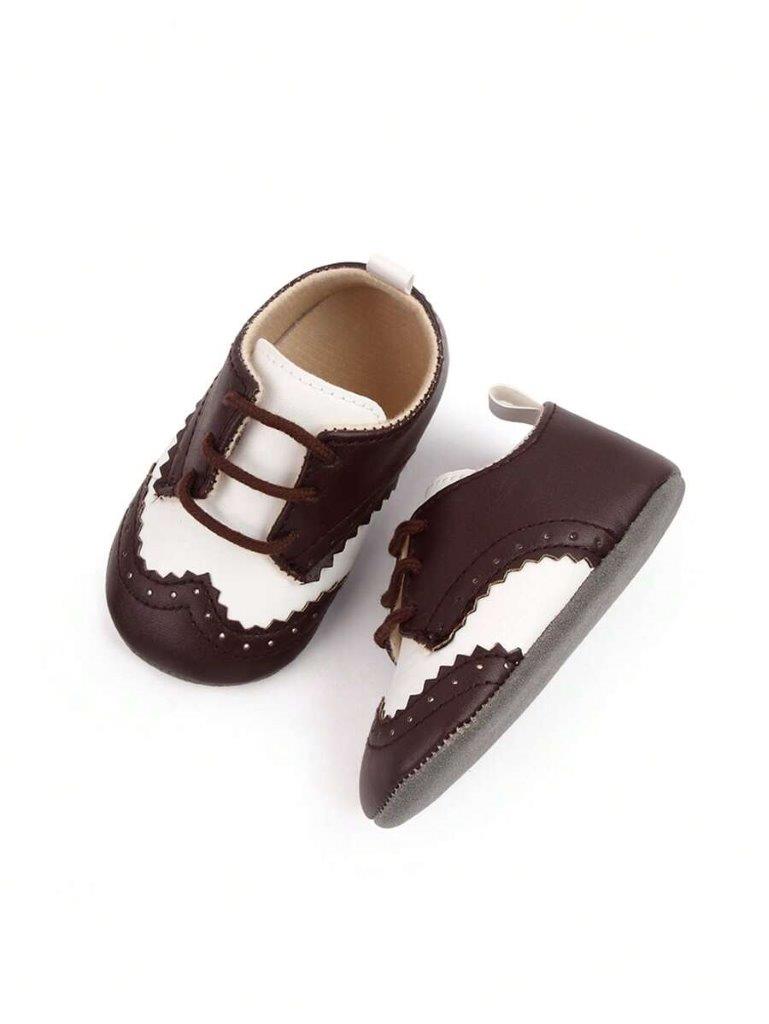 Baby Pattern Lace-Up Shoes
