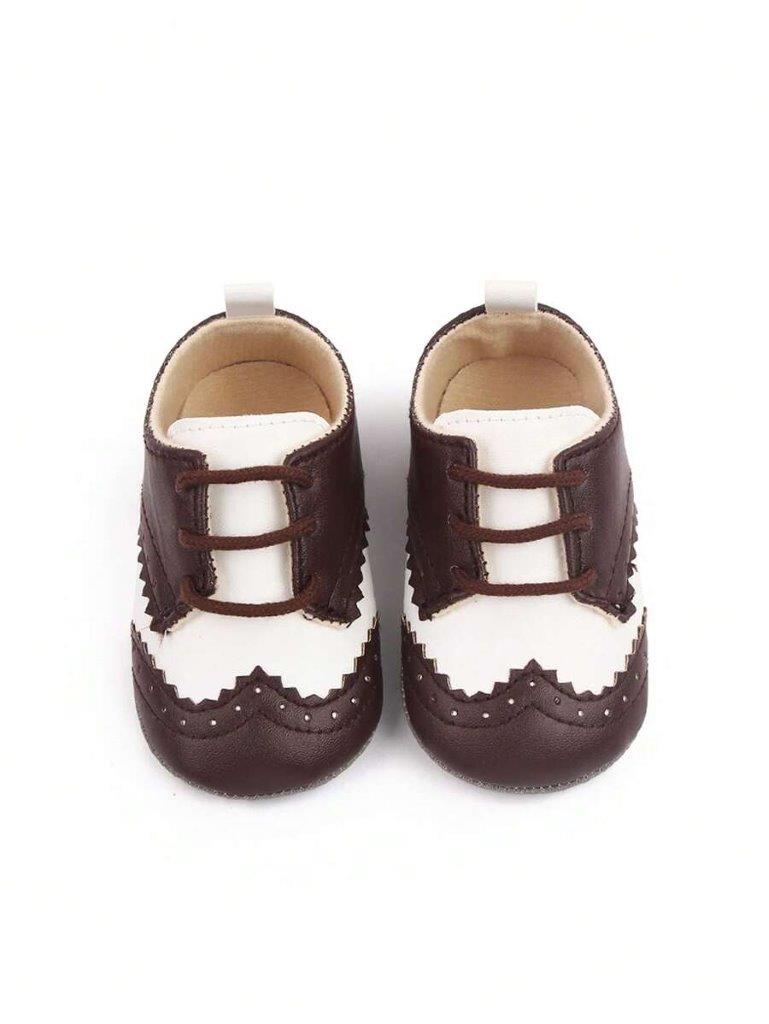 Baby Pattern Lace-Up Shoes