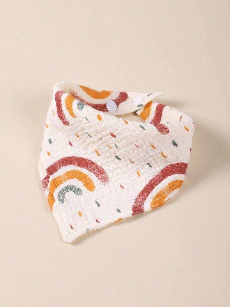 Set of 3 Stylish Patterned Bandana Bibs