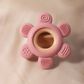 Baby Easy Clean Silicone Teether Pink