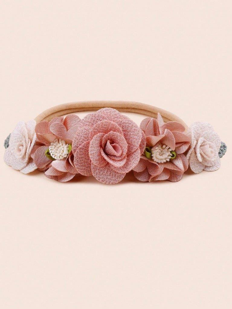 Baby 3 Piece Rose Headband Set