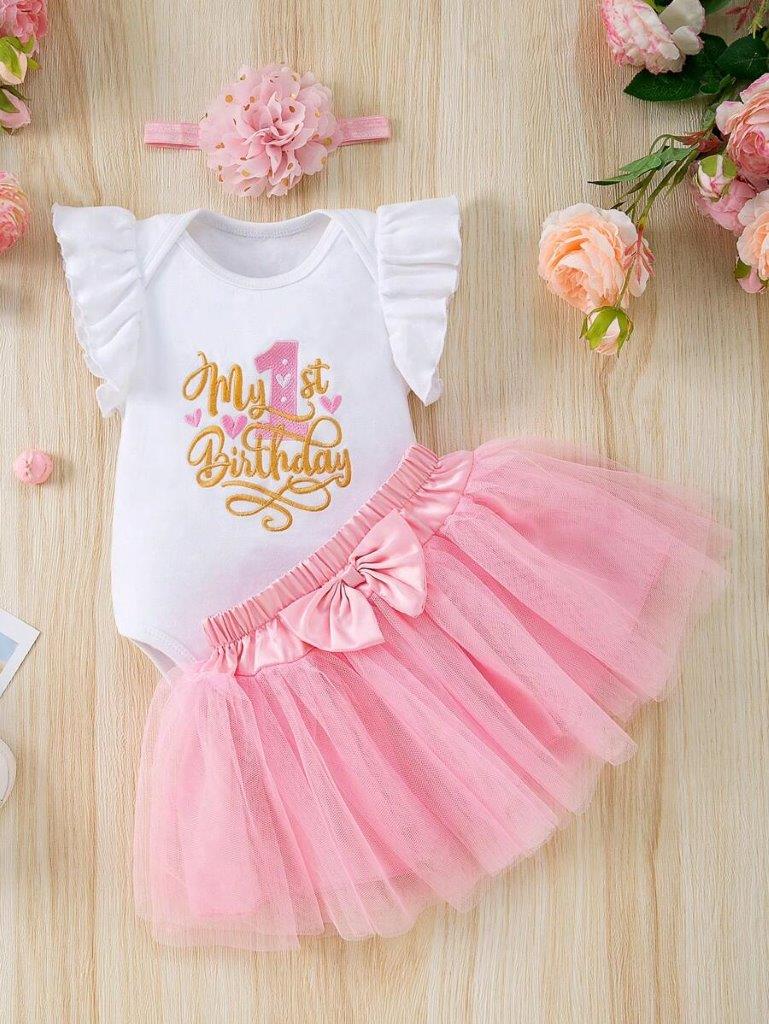Baby One Year old My 1st Birthday Outfit