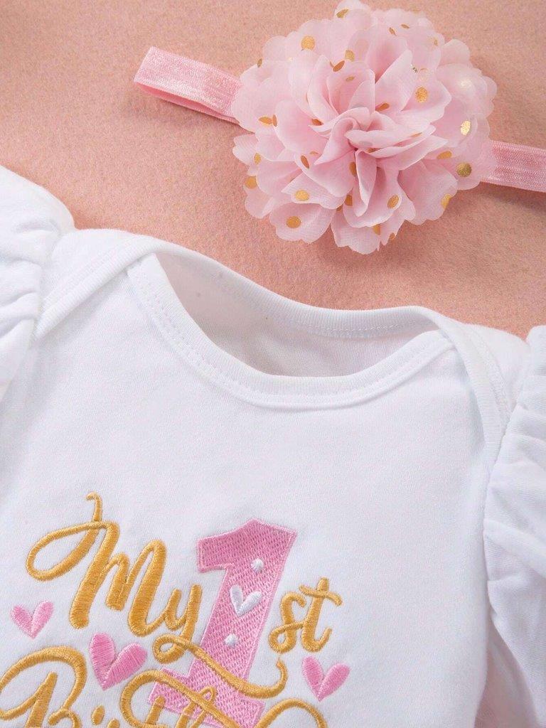 Baby One Year old My 1st Birthday Outfit
