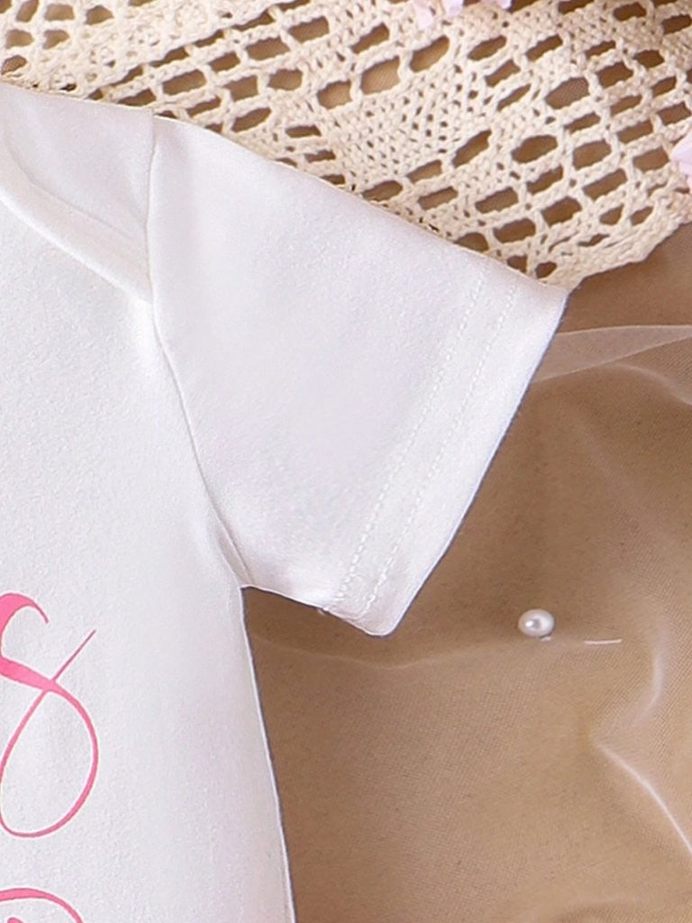 Baby Mama's Peanut Bodysuit And Shorts Set