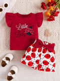 Baby Little Lady Bug 2 Piece Outfit