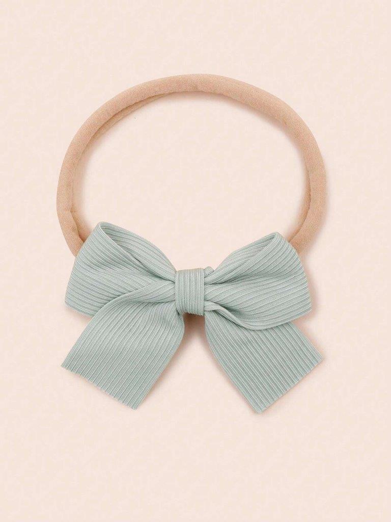Baby 3 Piece Rose Headband Set Green