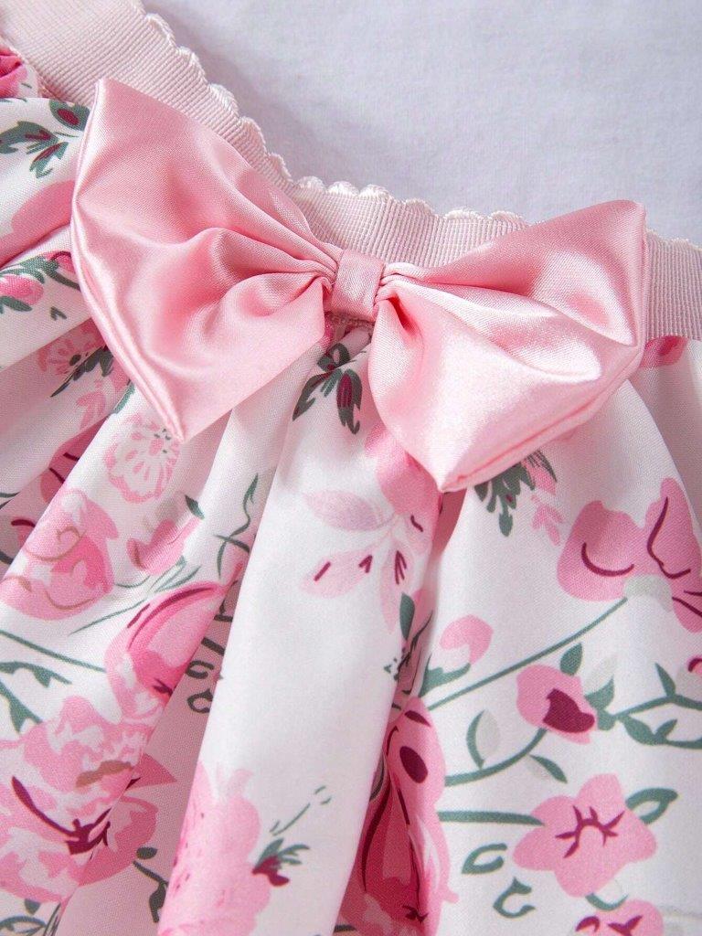Baby One Year old Flower Skirt Birthday Outfit