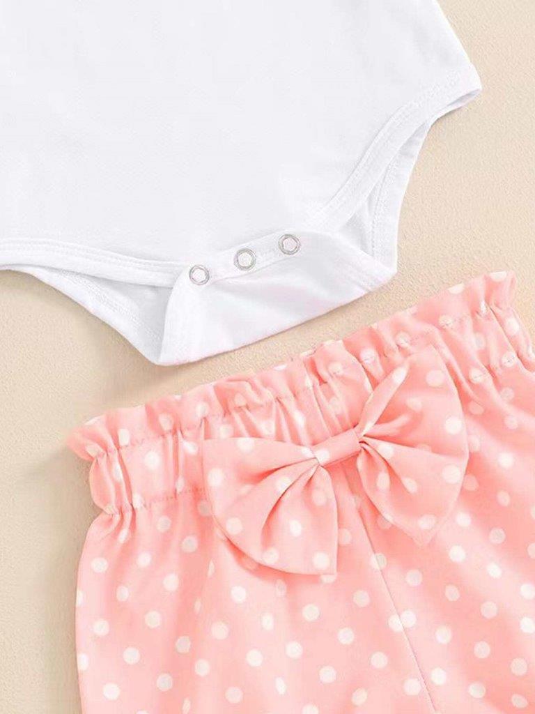 Baby Daddy's Girl Bodysuit And Shorts Set