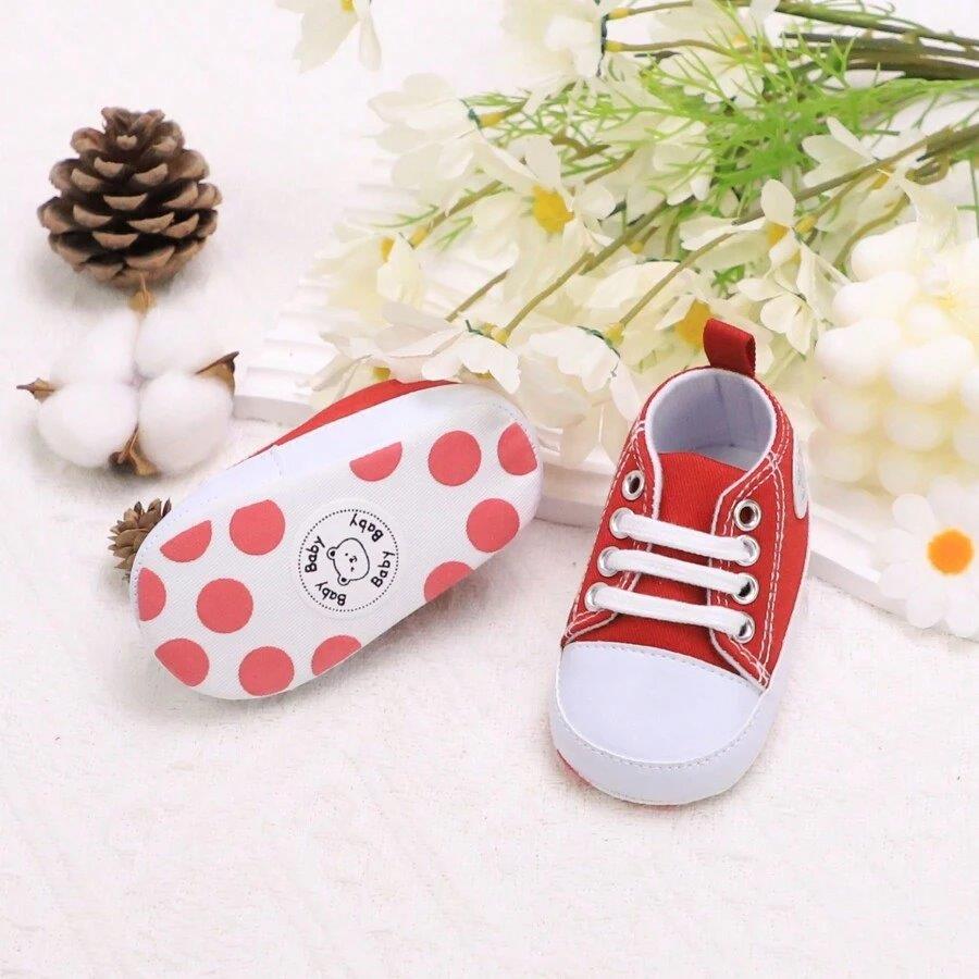 Baby Red Teddy Sneakers