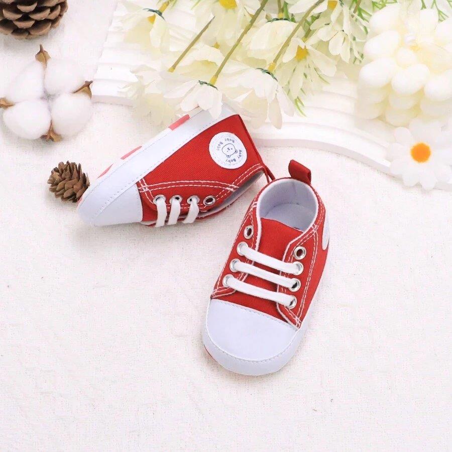 Baby Red Teddy Sneakers