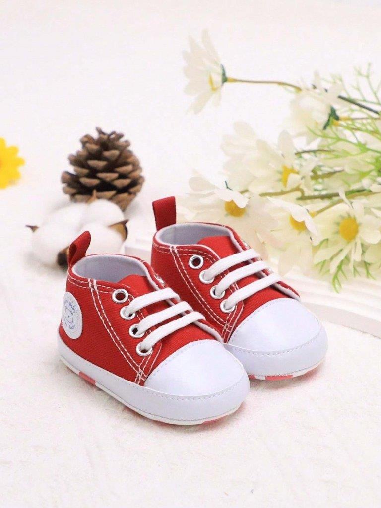 Baby Red Teddy Sneakers