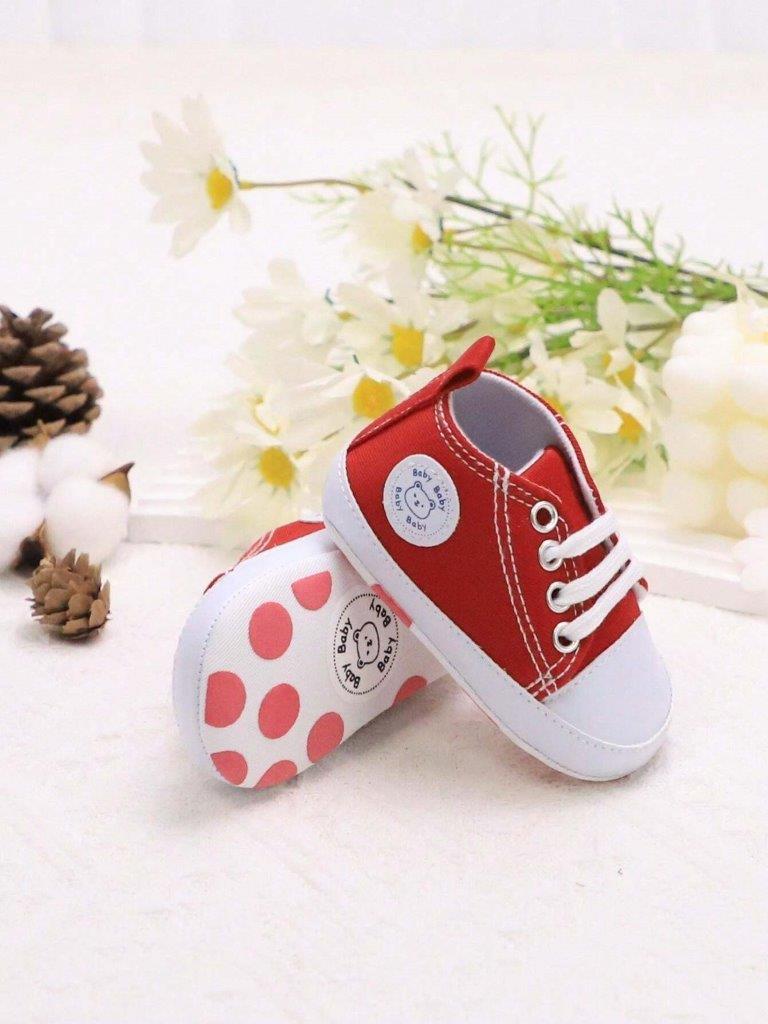 Baby Red Teddy Sneakers