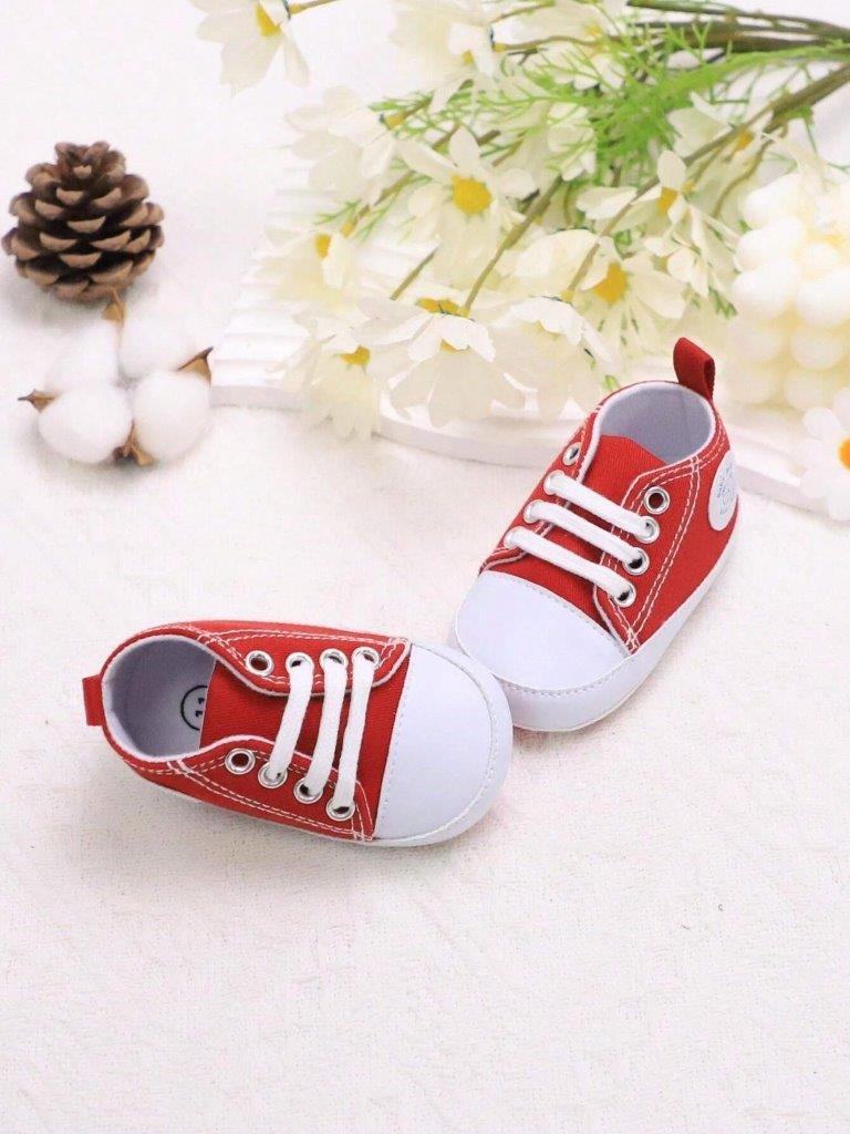 Baby Red Teddy Sneakers