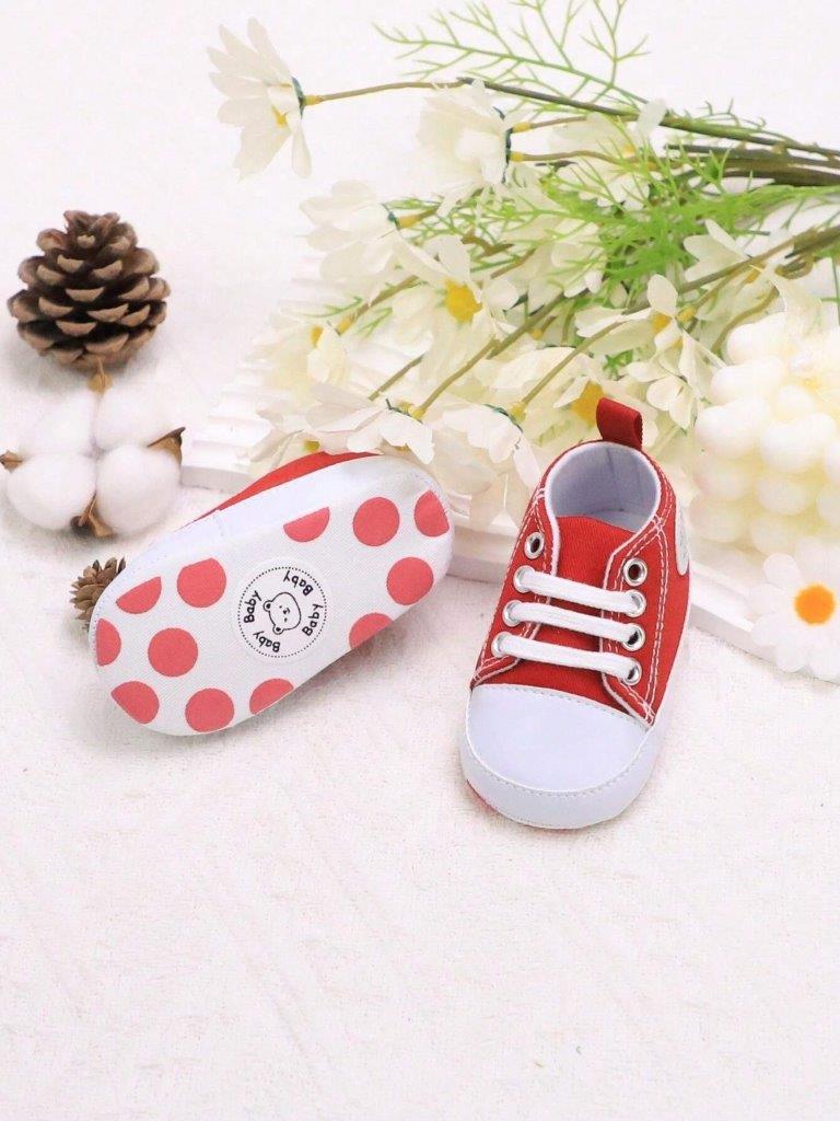 Baby Red Teddy Sneakers
