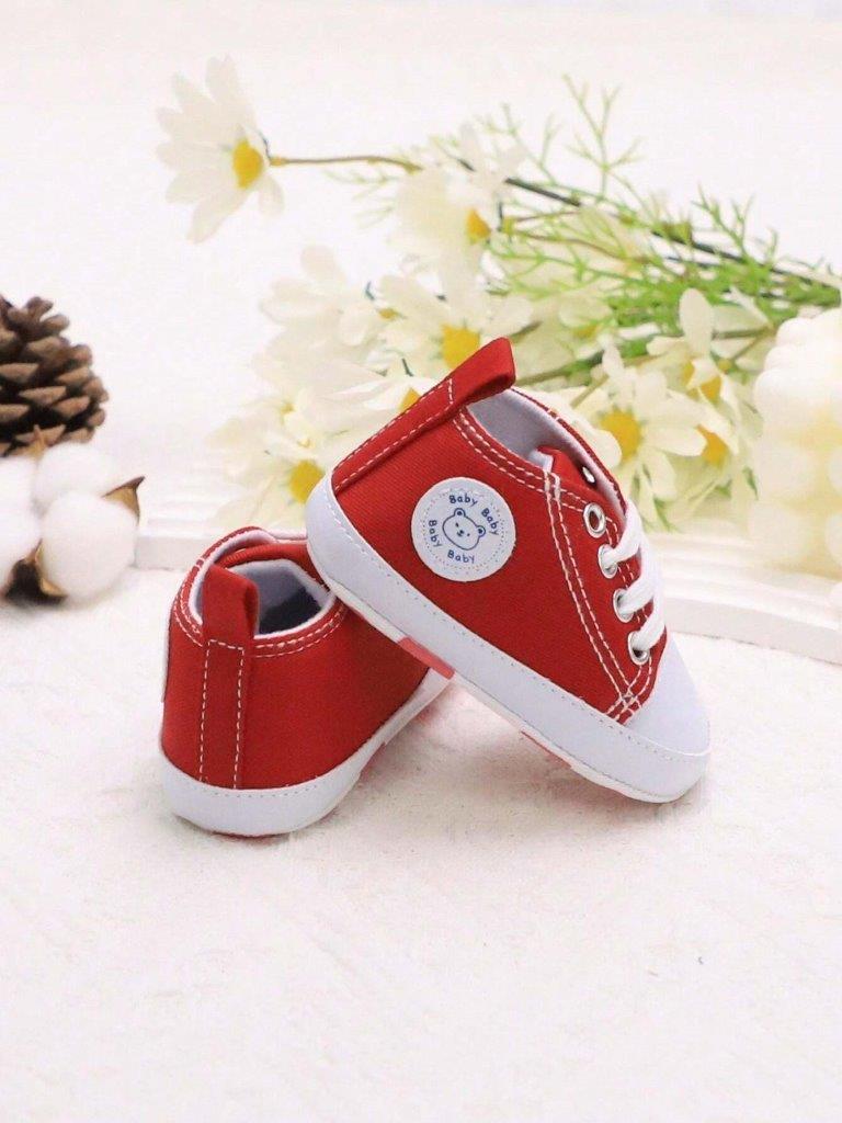 Baby Red Teddy Sneakers